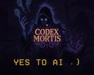 人工智能游戏 Codex Mortis 的横幅（图片来源：Steam，有修改）。