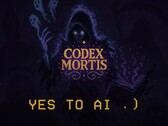 人工智能游戏 Codex Mortis 的横幅（图片来源：Steam，有修改）。
