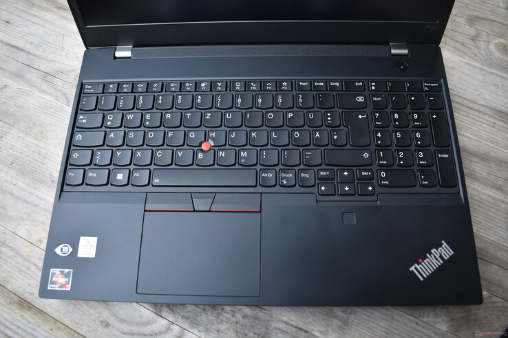 ThinkPad P15v G3：键盘区