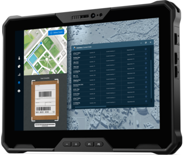 戴尔 Pro Rugged 10（正面）。(图片来源：戴尔）