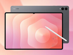 Galaxy Tab S11 Ultra 的假定发布颜色之一。(图片来源：via WinFuture - 已编辑）