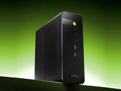 GMKtec EVO-X5 Pro 展示了其两种已知发布配色中的一种。