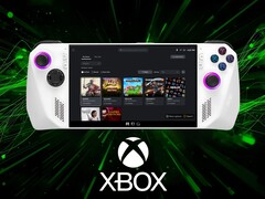 提供 Xbox 全屏体验的华硕 ROG Ally（图片来源：华硕、微软 Xbox Gaming，有删改）