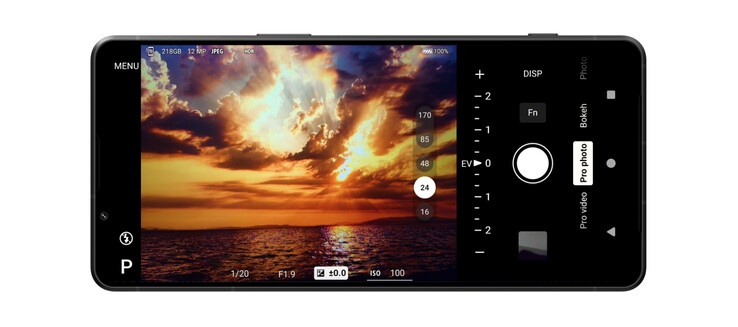 索尼的相机用户界面似乎与 Xperia 1 VI 的用户界面没有变化。(图片来源：索尼）