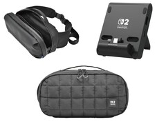 Hori Switch 2 便携包和便携式 PlayStand 底座。(图片来源：亚马逊，经编辑）