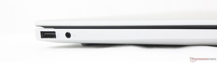 左：USB-A（5 Gbps），3.5 毫米耳机