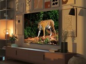 亚马逊的 Fire TV Omni 迷你 LED 电视带有光线传感器，可根据环境光线自动调整画质。(图片来源：亚马逊）