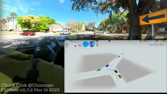 更广泛的FSD Beta v11更新现已开始推出（图片：Chuck Cook/YouTube）。