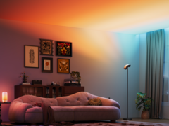 Govee Torchiere 落地灯（如图）将于 6 月 30 日上市。(图片来源：Govee）