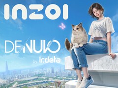 带有 Denuvo 徽标横幅的 InZOI（图片来源：Krafton、Irdeto）