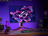 图中的 ROG Swift OLED PG32UCDMR 与 PG32UCDM 非常相似。(图片来源：华硕）