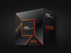 AMD Ryzen Threadripper 9000X 系列 CPU 包装艺术效果图。(图片来源:AMD)