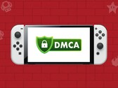 任天堂 Switch OLED 显示 DMCA 标识
