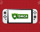 任天堂 Switch OLED 显示 DMCA 标识