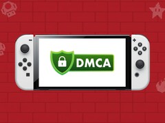 任天堂 Switch OLED 显示 DMCA 标识