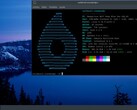 OmegaLinux 2026.02.21 桌面和终端窗口显示新的 Arch Linux 基本版本