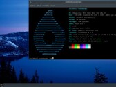 OmegaLinux 2026.02.21 桌面和终端窗口显示新的 Arch Linux 基本版本