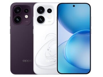 OPPO Reno 16 的紫色和流行白色款。
