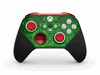 绿色和红色的 Xbox Elite 无线控制器 2 系列核心。