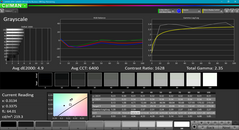 Grayscale pre-calibration