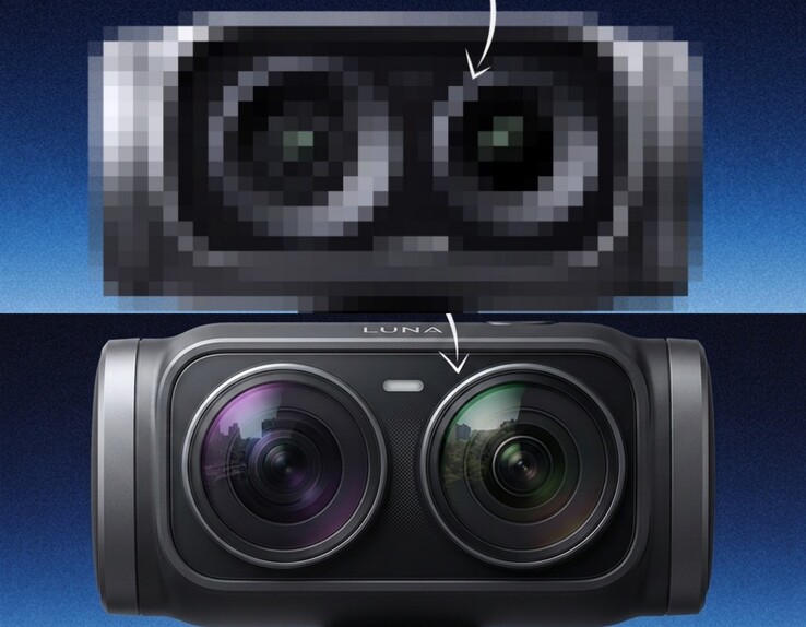 双子座对泄露的 Insta360 Luna Ultra 设计的诠释。 