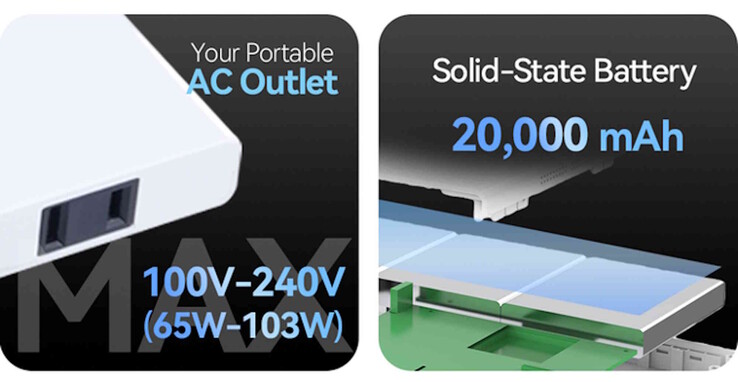 Nomad N1 是一款超薄型移动电源,配有交流电源插座和固态电池(图片来源:Nomad)