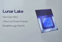 配备封装内 LPDDR5X 内存的 Lunar Lake（图片来源：英特尔）