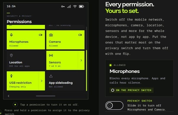 BraxOS 基于 Android,但具有多项隐私保护功能。