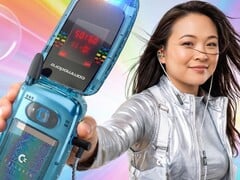 Commodore 8020 Callback 翻盖手机的一张宣传图片