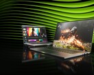 配备 RTX 50 系列 GPU 的笔记本电脑宣传图片。(图片来源：Nvidia）