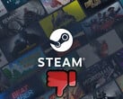 蒸汽背景，下方有大拇指向下的符号（图片来源：Valve，有编辑）