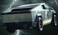 特斯拉Cybertruck原型车被发现在加利福尼亚州的帕洛阿尔托，它正在公共道路上进行测试。(图片来源：ftronz & Unsplash - 编辑)