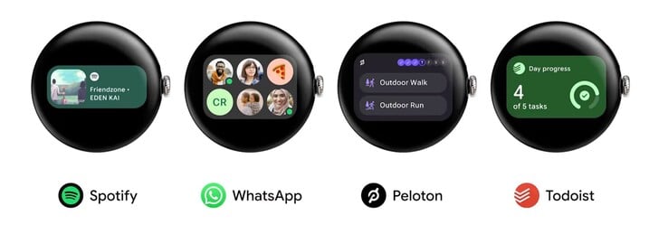 Google Wear OS 7 引入了与Android widget 非常相似的 widget。