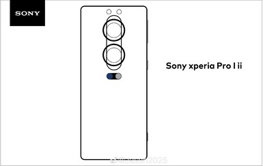 据称的Xperia PRO-I II线图。(图片来源：微博)