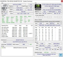 Gigabyte G5 KC - HWiNFO