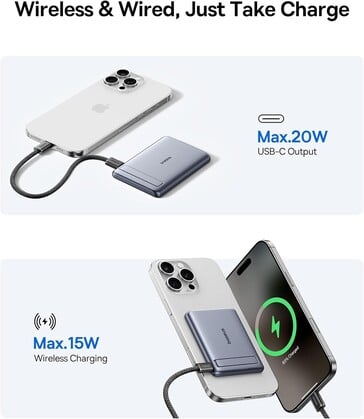 Baseus PicoGo 超微型磁性电源。(图片来源：Baseus）