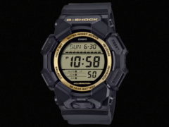 新款卡西欧黑金手表（如图）将在日本以外地区发布。图片来源：Casio)卡西欧）