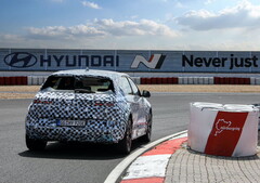 Ioniq 5 N已经在Nordschleife赛道上进行了测试（图片：现代汽车）。