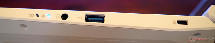 右侧线路输入/输出、USB-A 3.2、肯辛顿锁