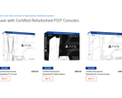 PlayStation Direct 上的索尼认证翻新版 PlayStation 5 游戏机截屏