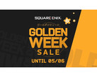 Square Enix 2025 黄金周促销活动的宣传图片，图片下方用粗体字写着黄金周的活动日期。 图片来源：Square Enix)