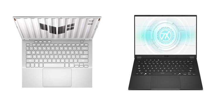 TUF Gaming A14 的两种首发颜色。(图片来源：华硕） 