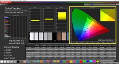 CalMan ColorChecker - 颜色