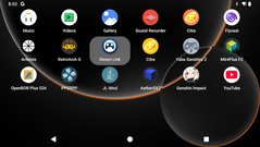 Android 使用中的界面(图片来源:Notebookcheck)