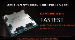 AMD Ryzen 8000G APU 的早期 Geekbench 跑分结果表明其性能得到了很好的提升（图片来源：AMD）