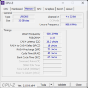 CPU-Z 内存