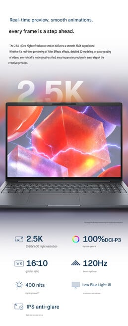 ZBook X 16 G2ig 笔记本电脑的显示屏规格(机器翻译)