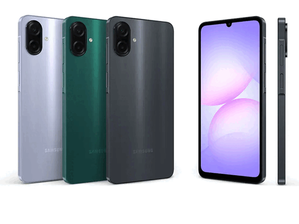 Galaxy A08 4G 的电池容量将比 Galaxy A07 4G（如图所示）更大。