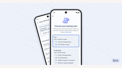 Android 手机上的 Signal 安全备份功能，提供加密信息和媒体备份选项。(图片来源：Signal）