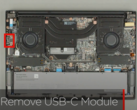 联想 ThinkPad P1 Gen 8 的内部（图片来源：联想支持 YouTube 频道）。
